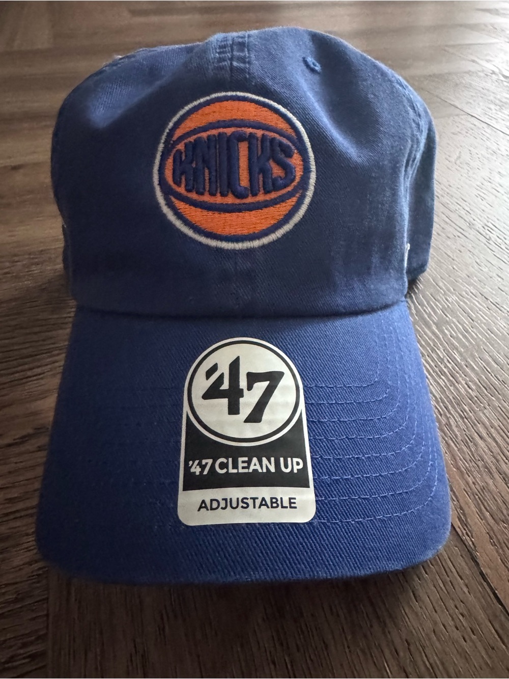 47 New York Knicks Vintage Logo Hat - Blue & Orange. FINAL hat. Bought at MSG.